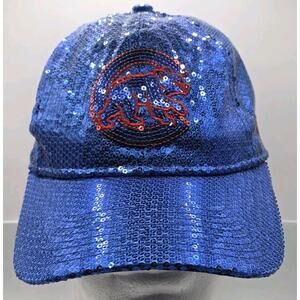 Pink Chicago‎ Cubs Sequin Blue MLB Cap Hat New Era StrapBack Victorias Secret
